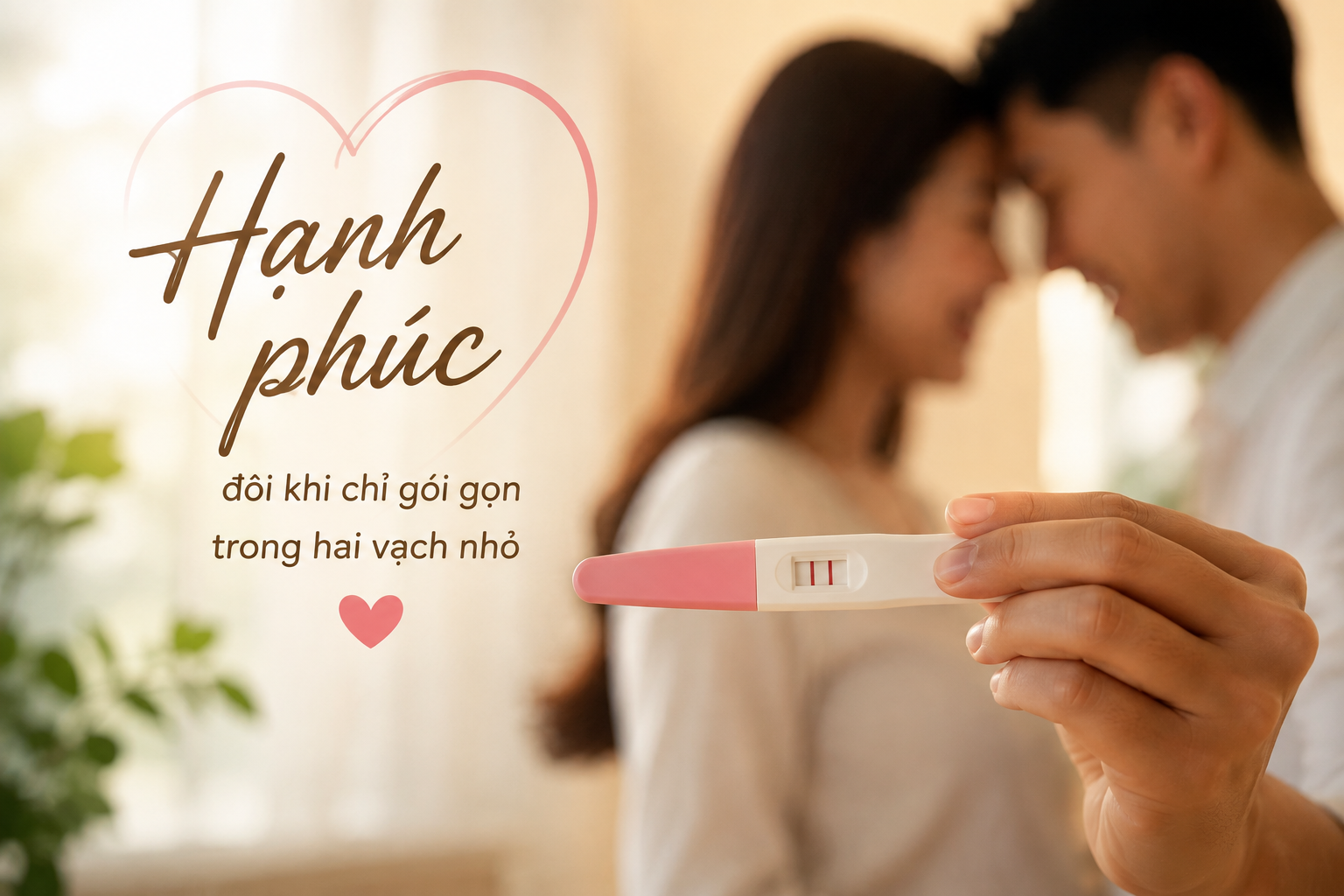 HẠNH PHÚC ĐÔI KHI CHỈ GÓI GỌN TRONG HAI VẠCH NHỎ
